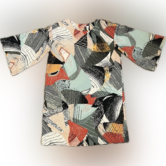Uncle Frank Abstract Print Shift Dress size M - Picture 5 of 12